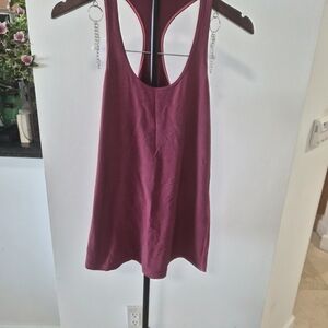 Lululemon Tech Tank Pink/purple Micro Stripe Size 10